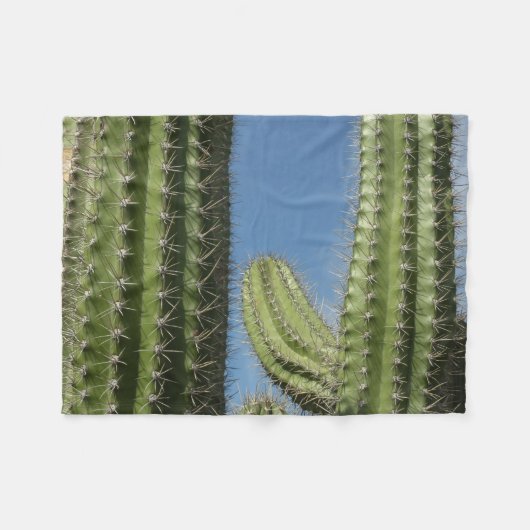 Couverture Polaire Barrel Cactus I Desert Photo (Devant (Horizontal))