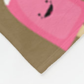 Couverture Polaire Bars à crème glacée rose (Coin)