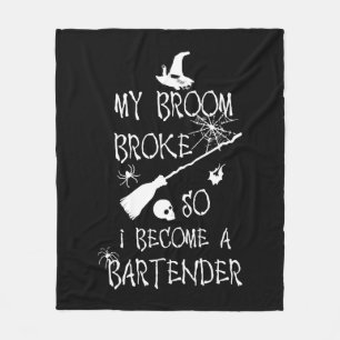 Couverture Polaire Bartender Halloween