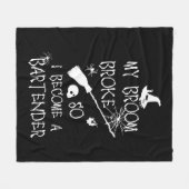 Couverture Polaire Bartender Halloween (Devant (Horizontal))