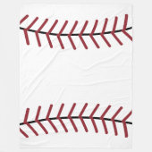 Couverture Polaire Base-ball polaire Blanche (Devant)