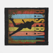COUVERTURE POLAIRE BASE-BALL VINTAGE (Devant (Horizontal))