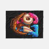 Couverture Polaire Baseball 67 Six Seven Funny 6 7 Meme Gen Alpha Mem (Devant (Horizontal))