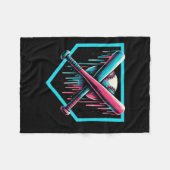 Couverture Polaire Baseball Accueil Plate Driys Baseball Bat (Devant (Horizontal))