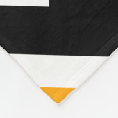 Couverture Polaire BASEBALL Cool vert vif Black Racing rayures (Coin)