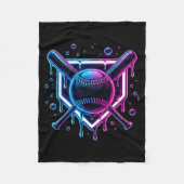 Couverture Polaire Baseball Drip Ice Cream Bat Kids  (Devant)
