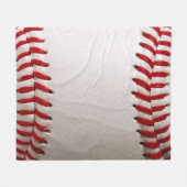 Couverture Polaire Baseball et Softball Classiques Couture Rouge (Devant (Horizontal))