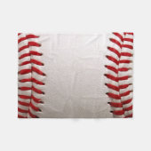 Couverture Polaire Baseball et Softball Classiques Couture Rouge (Devant (Horizontal))