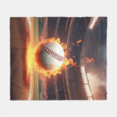 Couverture Polaire Baseball Flamand Au Stade (Devant (Horizontal))