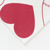 Couverture Polaire Baseball Heart (Coin)