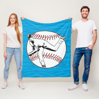 Couverture Polaire Baseball Pitcher