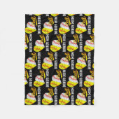 Couverture Polaire Baseball Softball Ball Coeur Bonus Maman Mère (Devant)