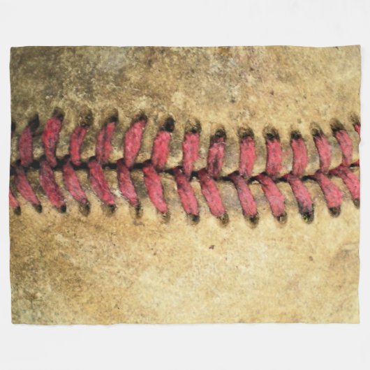 Couverture Polaire Baseball vintage (Devant (Horizontal))