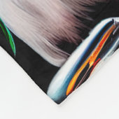 Couverture Polaire Basenji Chien conduisant vélo St. Patrick's Day (Coin)