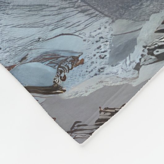 Couverture Polaire Basenji Chien équitation Moto Noël (Coin)