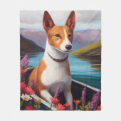 Couverture Polaire Basenji Chien sur une pagaie : une aventure Pittor (Devant)