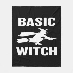 Couverture Polaire Basic Witch drôle Halloween disant femmes