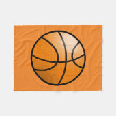 Couverture Polaire Basket-ball (Devant (Horizontal))