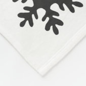 Couverture Polaire Basket-ball avec le Santa Hat rouge Nom du flocon (Coin)