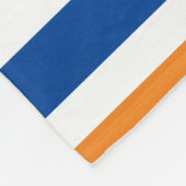 Couverture Polaire Basket-ball bleu et orange (Coin)