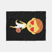 Couverture Polaire Basket-ball Emoji (Devant (Horizontal))