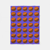 Couverture Polaire Basket-ball Fleece Blanche (Devant)