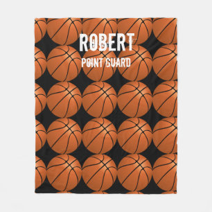 Couverture Polaire Basket-ball Fleece Blanket Sports Vans Athlètes