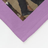 Couverture Polaire Basket-ball photo collage Purple (Coin)