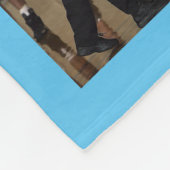 Couverture Polaire Basket-ball photo collage Sky blue (Coin)