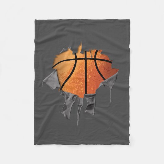 Couverture Polaire Basket tordu (Devant)