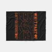 Couverture Polaire Basketball Bball What Part Of Don't You Understand (Devant (Horizontal))