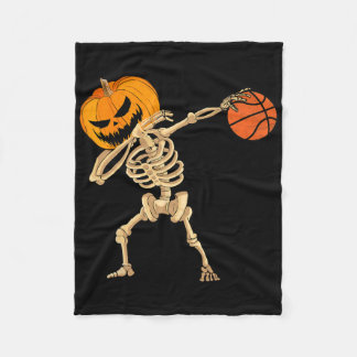 Couverture Polaire Basketball Dabbing Skeleton Hommes garçons Hallowe