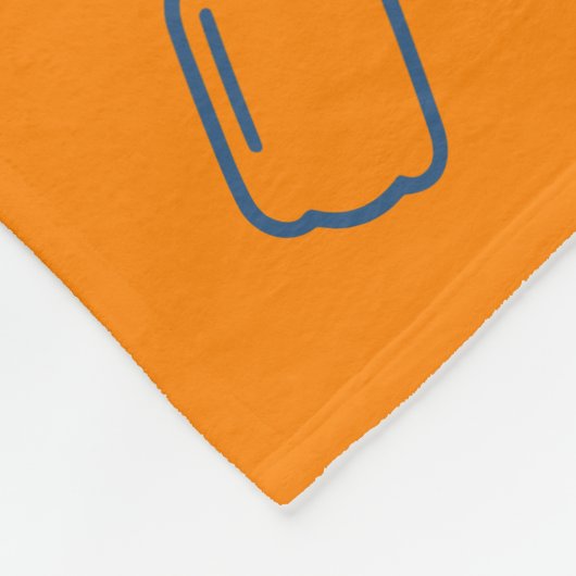 Couverture Polaire Basketball Doodle Drawing Custom Name Senior Night (Coin)