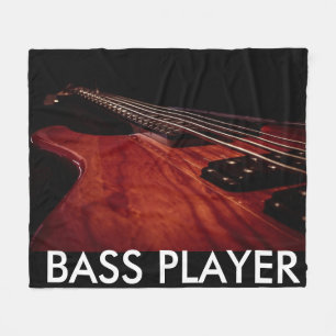 Couverture Polaire Bass Guitar Fleece Blanket