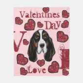 COUVERTURE POLAIRE BASSET HOUND (Devant)