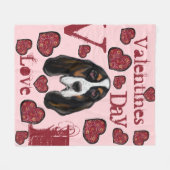 COUVERTURE POLAIRE BASSET HOUND (Devant (Horizontal))