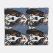 COUVERTURE POLAIRE BASSET HOUND (Devant (Horizontal))