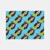 Couverture Polaire Basset Hound (Devant (Horizontal))