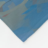 Couverture Polaire Basset Hound Beach Surf Peinture (Coin)