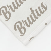 Couverture Polaire Basset Hound in Love with Dog's Name (Coin)