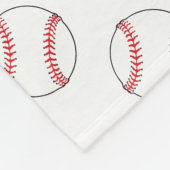 Couverture Polaire Bassortiment rouge et blanc | Toute couleur Arrièr (Coin)