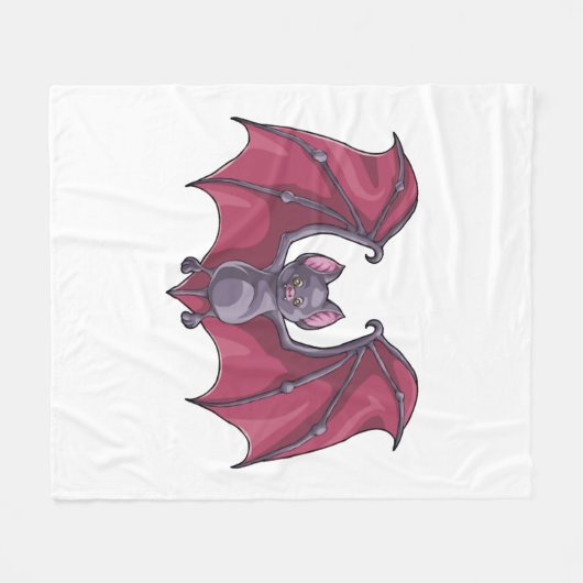 Couverture Polaire Bat d'Halloween (Devant (Horizontal))