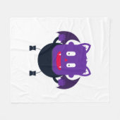 Couverture Polaire Bat halloween         (Devant (Horizontal))