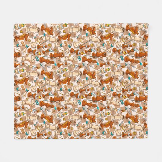 Couverture Polaire bataille d'échecs (Devant (Horizontal))