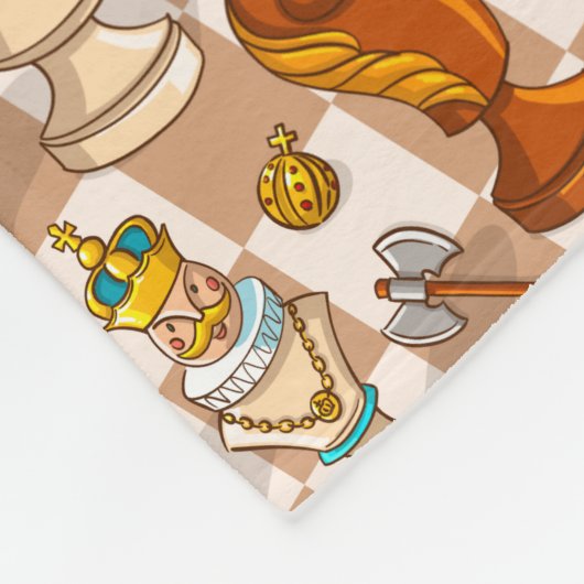 Couverture Polaire bataille d'échecs (Coin)