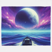 Couverture Polaire Bateau Artsy (Devant (Horizontal))