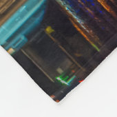 Couverture Polaire BATEAU DE CROISIÈRE la nuit (Coin)