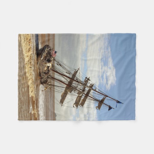 COUVERTURE POLAIRE BATEAU DE NAVIGATION SUR LA PLAGE (Devant (Horizontal))