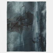 Couverture Polaire BATEAU de PIRATE dans une TEMPÊTE (Devant)