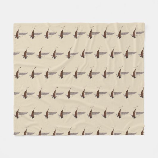 Couverture Polaire Bateau Steampunk (Devant (Horizontal))